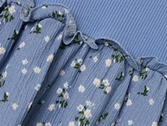 Name It vista blue blomstret kjole